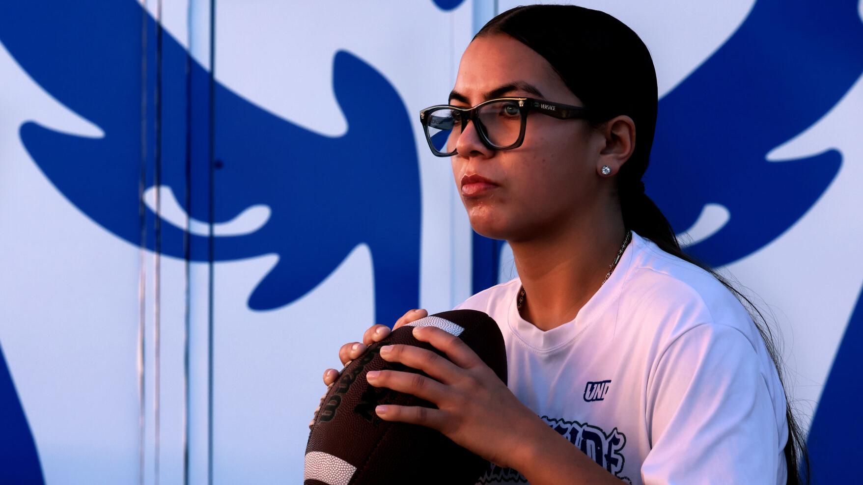 Two-way star Anyssa Lerma sparks Sunnyside girls flag football